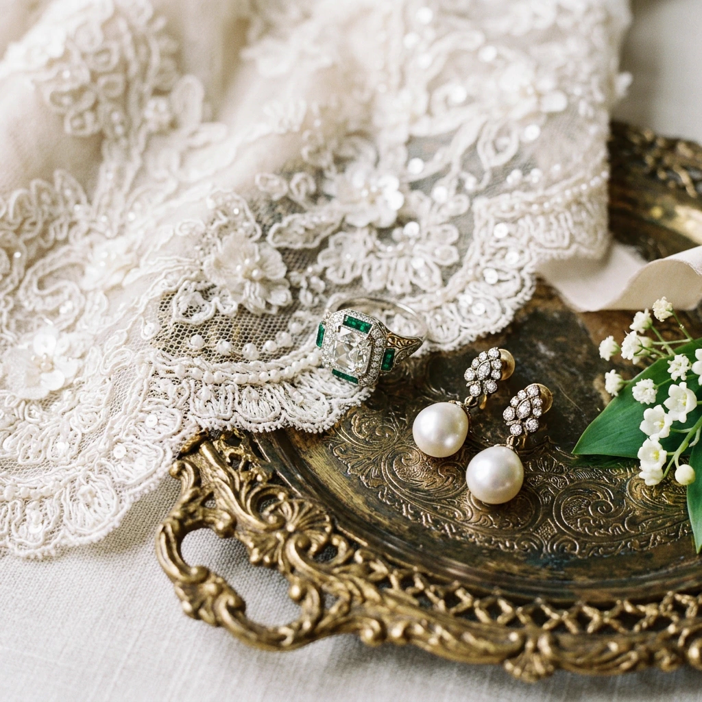 Heirloom jewellery & couture lace artistry