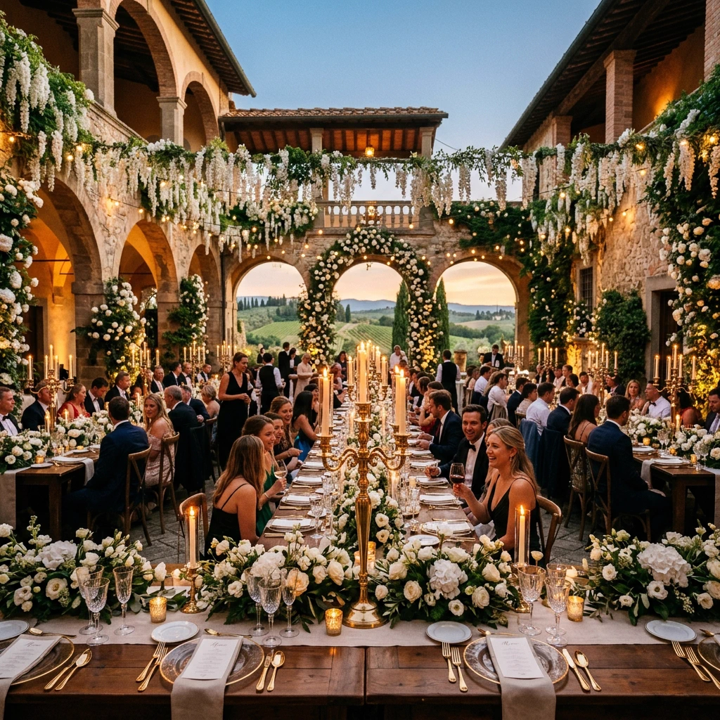 Destination wedding — Sophia & Marco at Tuscany, Italy
